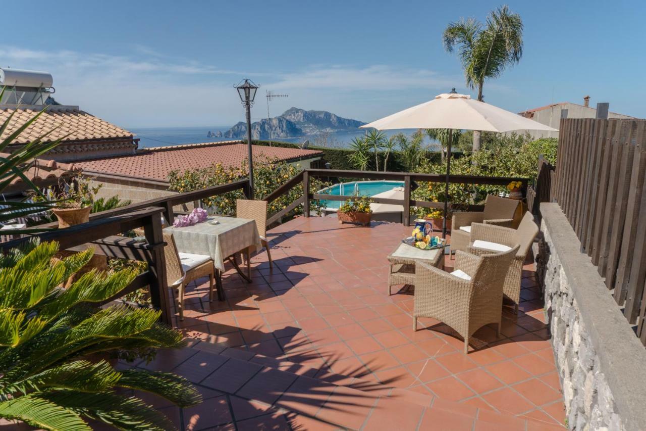 The Garden On Capri Villa Massa Lubrense Exteriör bild